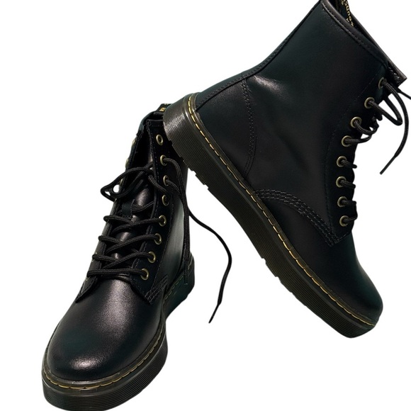 Dr. Martens Zavala Air Wair Black Boots AW004 Women's Size 8 - Picture 9 of 10